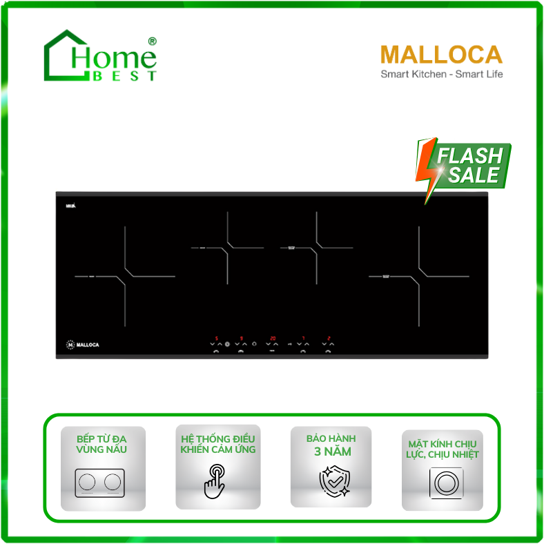 Bếp điện từ hồng ngoại Malloca MH-04IR S