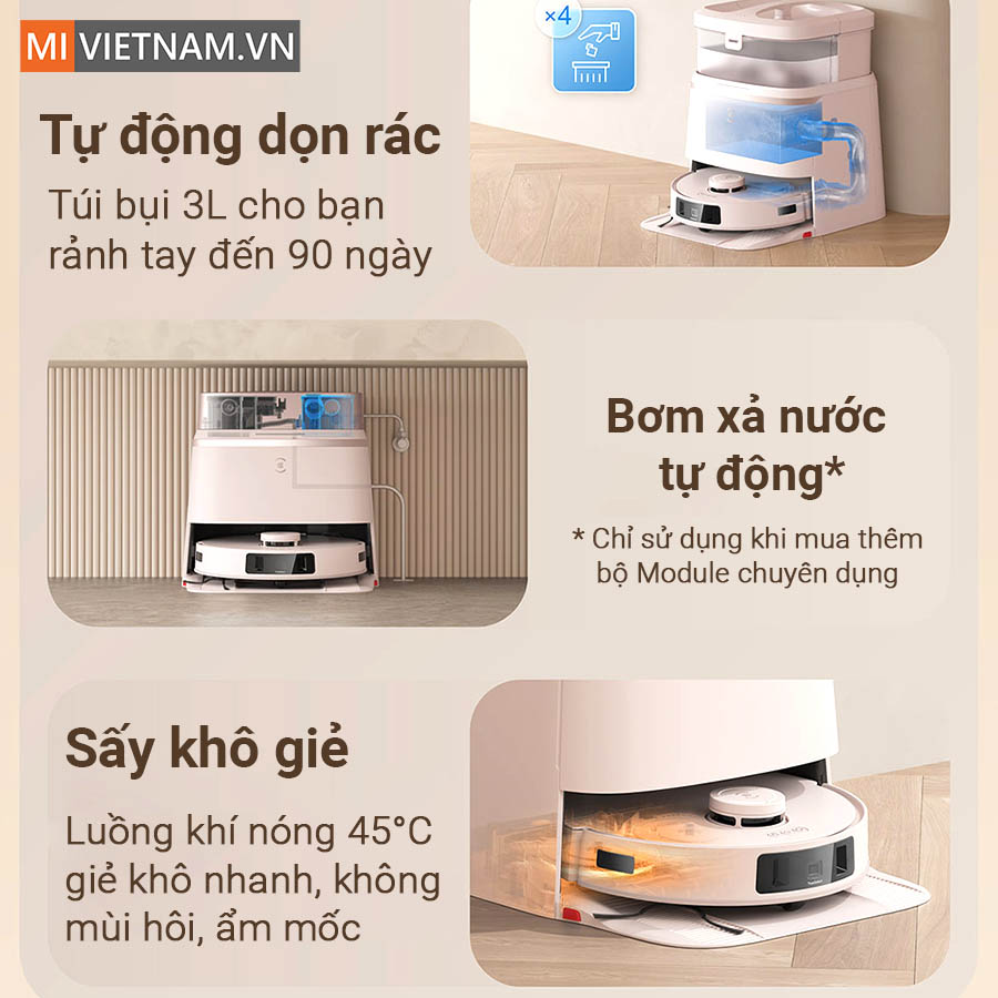 Robot Hút Bụi Lau Nhà Ecovacs Deebot T30 Pro Omni – Bản Quốc Tế