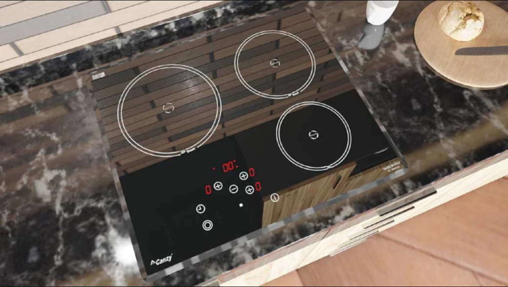 Bếp điện từ 3 vùng nấu Canzy CZ-BMIX63T