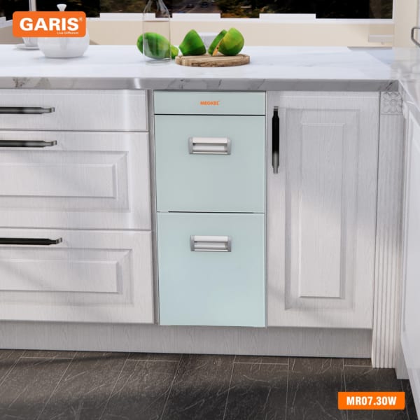 Thùng gạo 02 khoang, điện tử Garis MR07.30