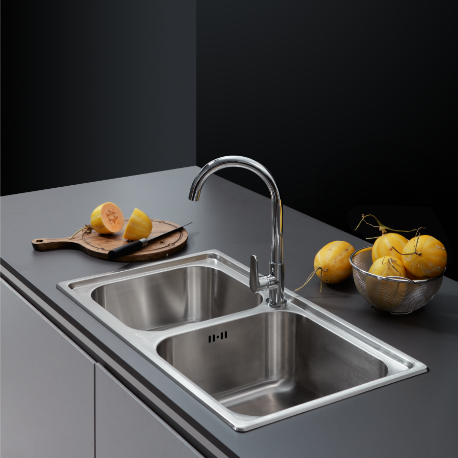 Chậu rửa inox Malloca MS 2076E
