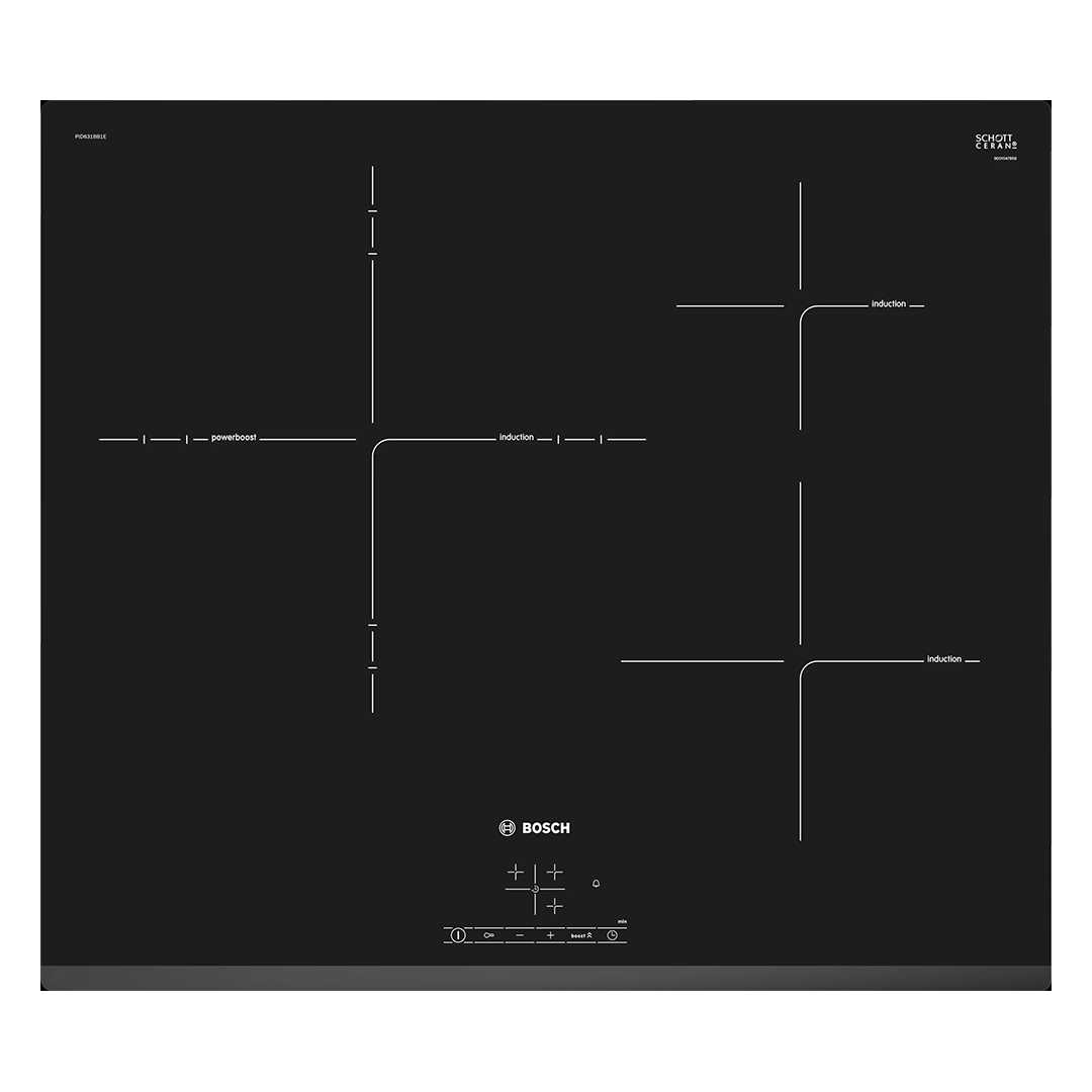 (Combo) Bếp từ 3 vùng nấu Bosch HMH.PID631BB1E