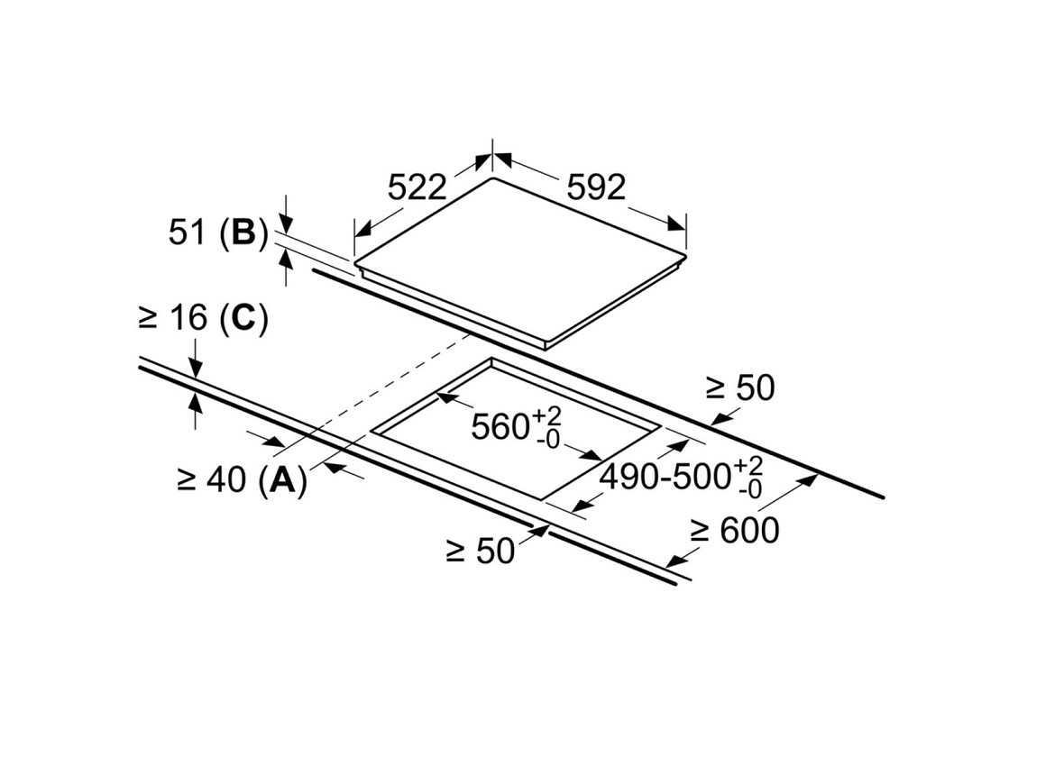 (Combo) Bếp từ 3 vùng nấu Bosch HMH.PID631BB1E
