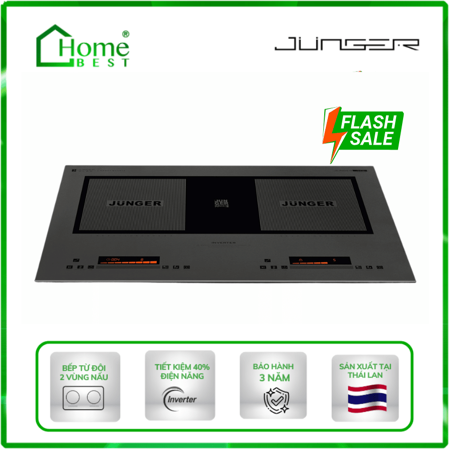 Bếp từ đôi Junger JG CEJ-225-INVERTER