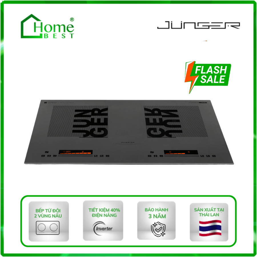 Bếp từ đôi Junger JG CEJ-226-INVERTER