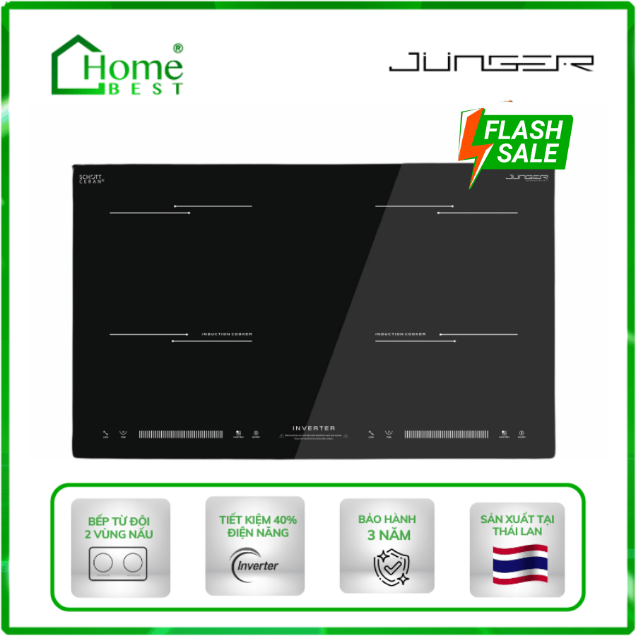 Bếp từ đôi Junger JG ID-39