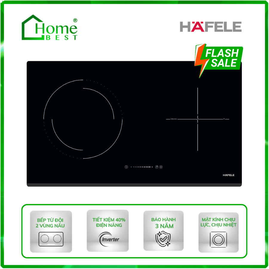 Bếp từ kết hợp điện Hafele HC-M772D
