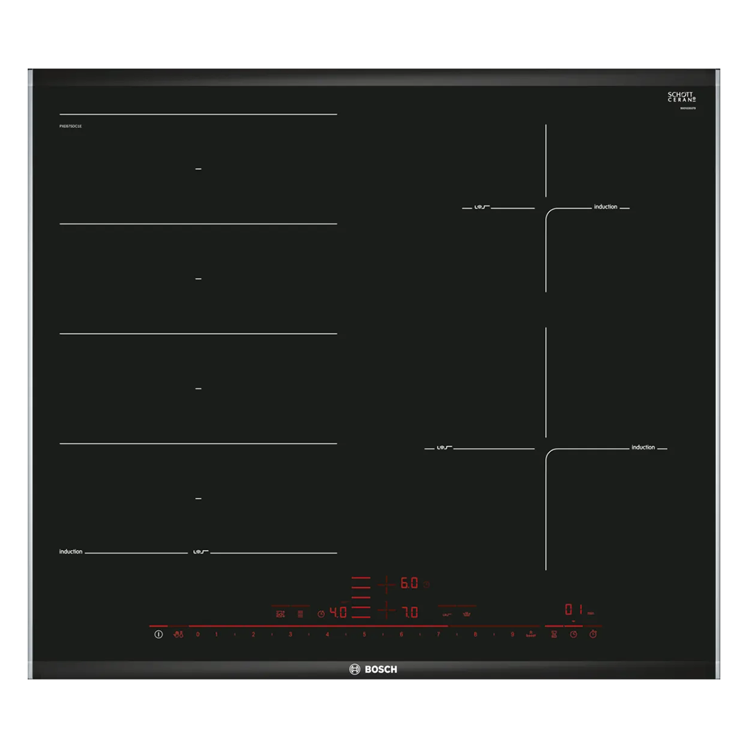 (Combo) Bếp từ 3 vùng nấu Bosch HMH.PXE675DC1E