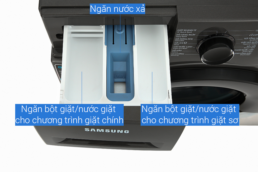 Máy giặt Samsung Inverter 9.5 kg WW95TA046AX/SV
