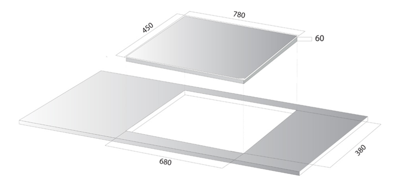 Bếp từ kết hợp hồng ngoại Kocher EI-355