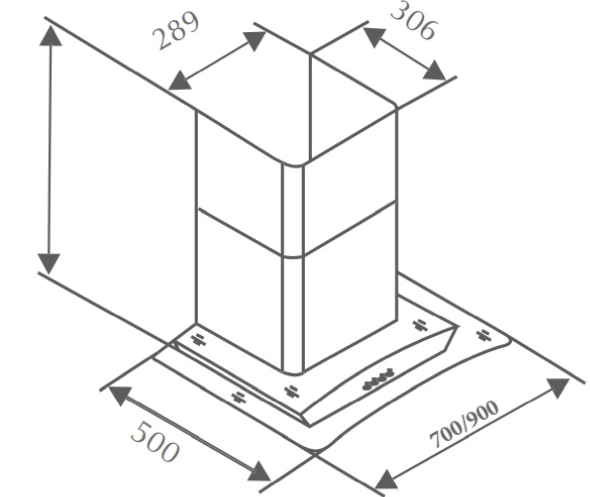 Máy hút khói, hút mùi kính cong Canzy CZ 3790Q