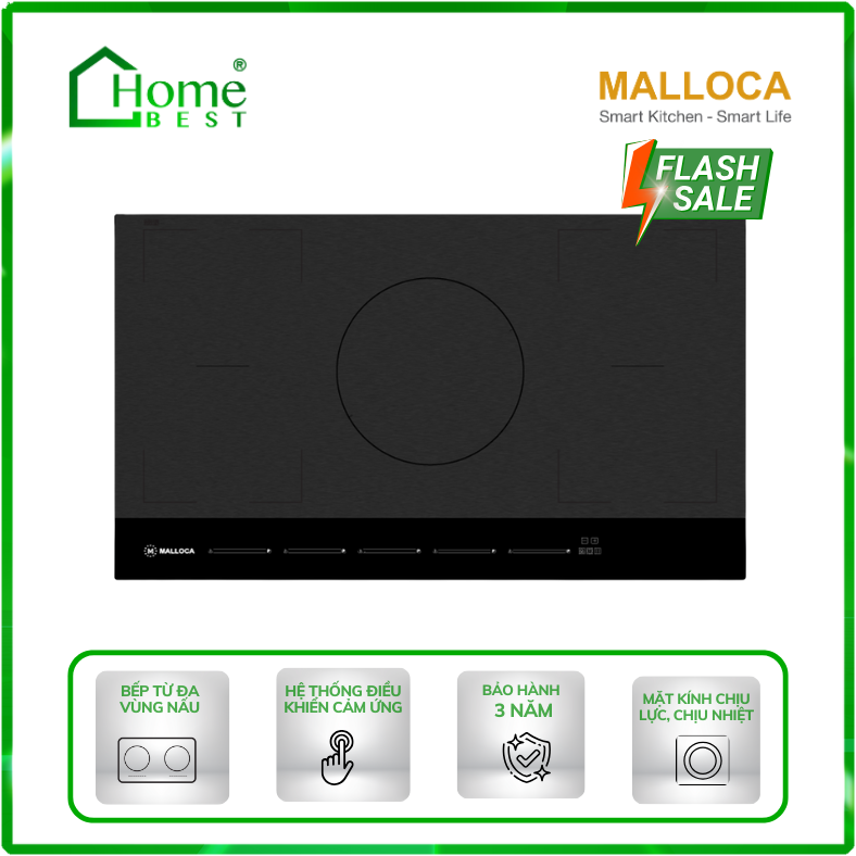 Bếp điện từ đa vùng nấu Malloca SKYLUX MH-885