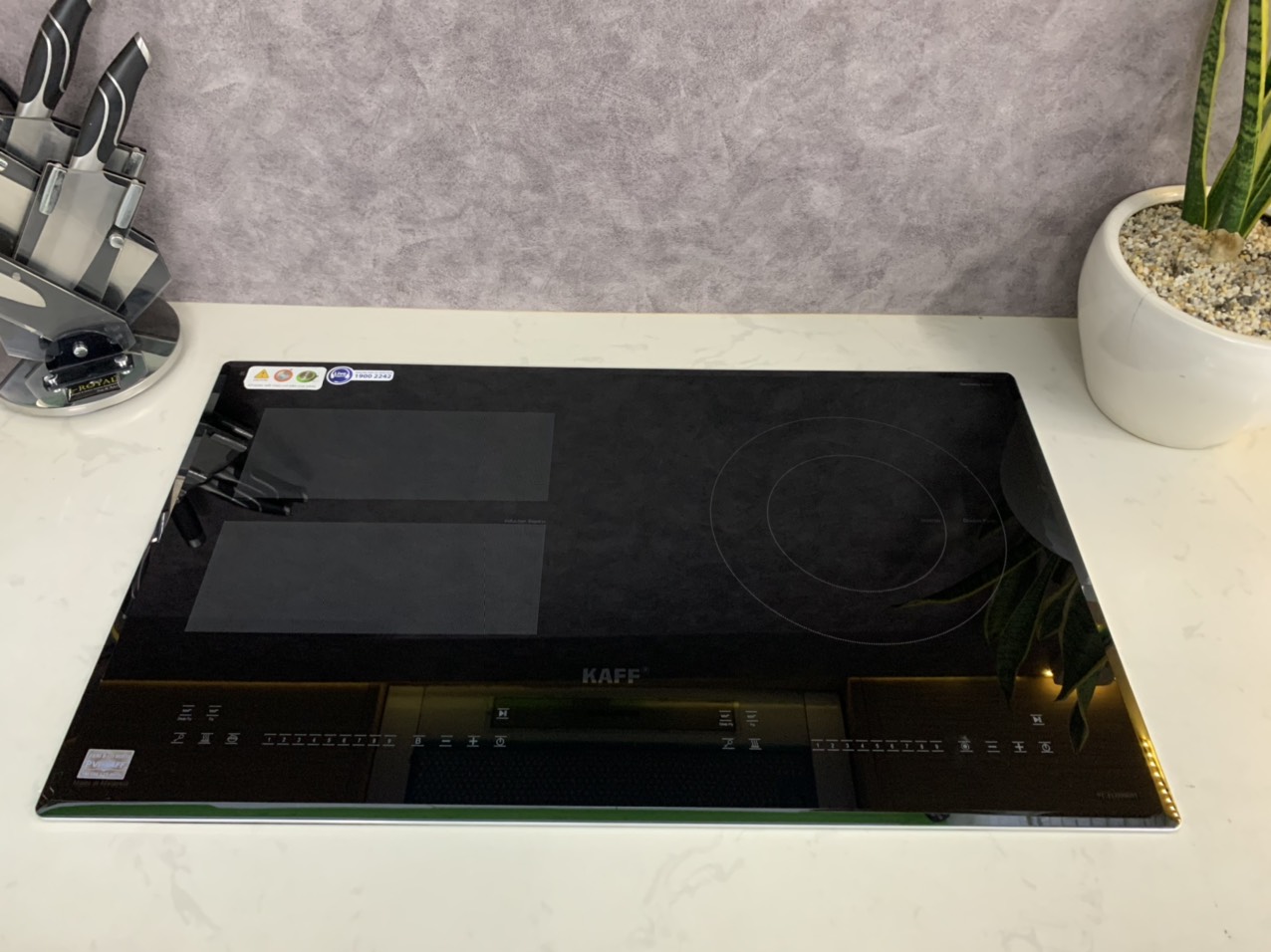 Bếp từ kết hợp hồng ngoại KAFF KF-FL6996IH (New 2025)