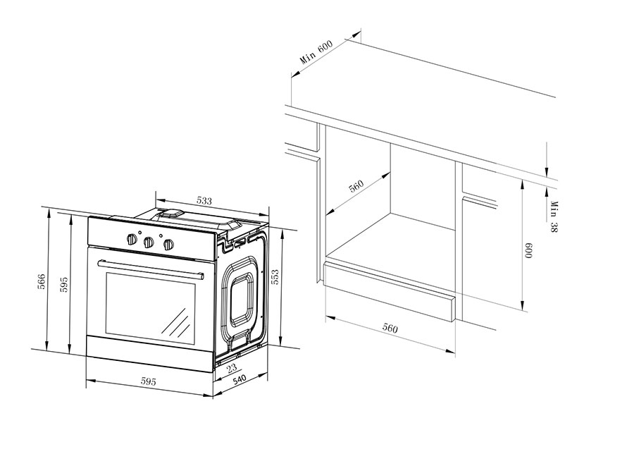 Lò nướng âm tủ Spelier SPB 868 IT