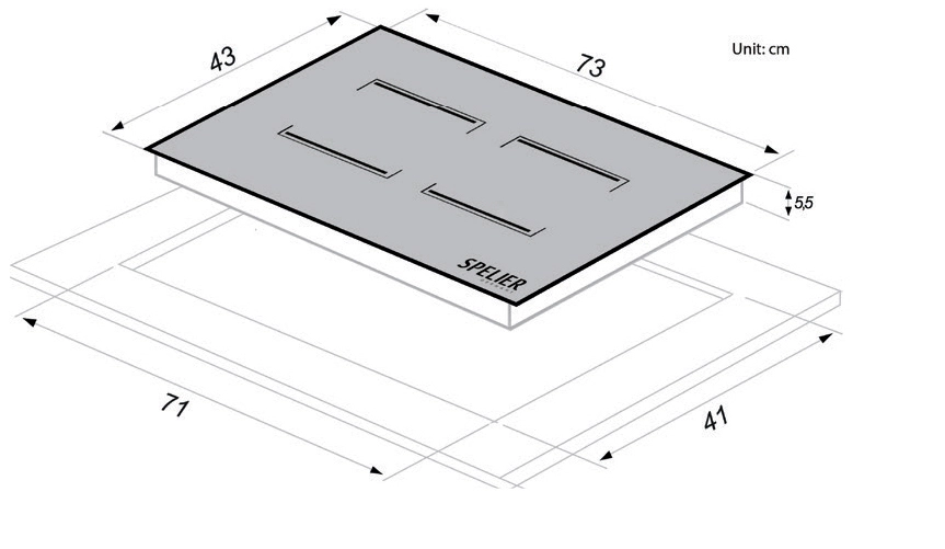 Bếp từ đôi Spelier SPM 960i Plus