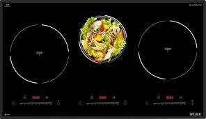 (Combo) Bếp từ 3 vùng nấu Spelier SPM-938I Plus