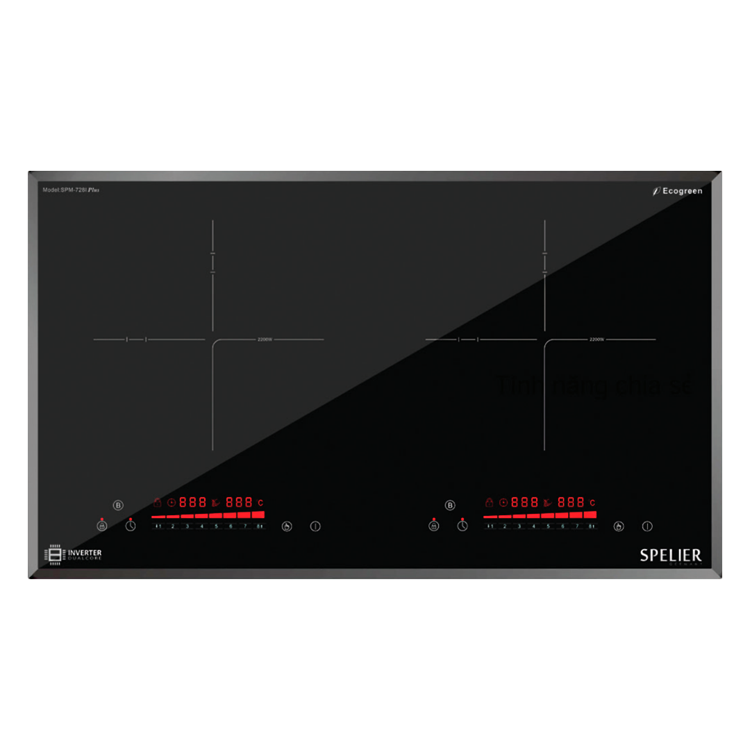 Bếp từ đôi Spelier SPM 728I Plus