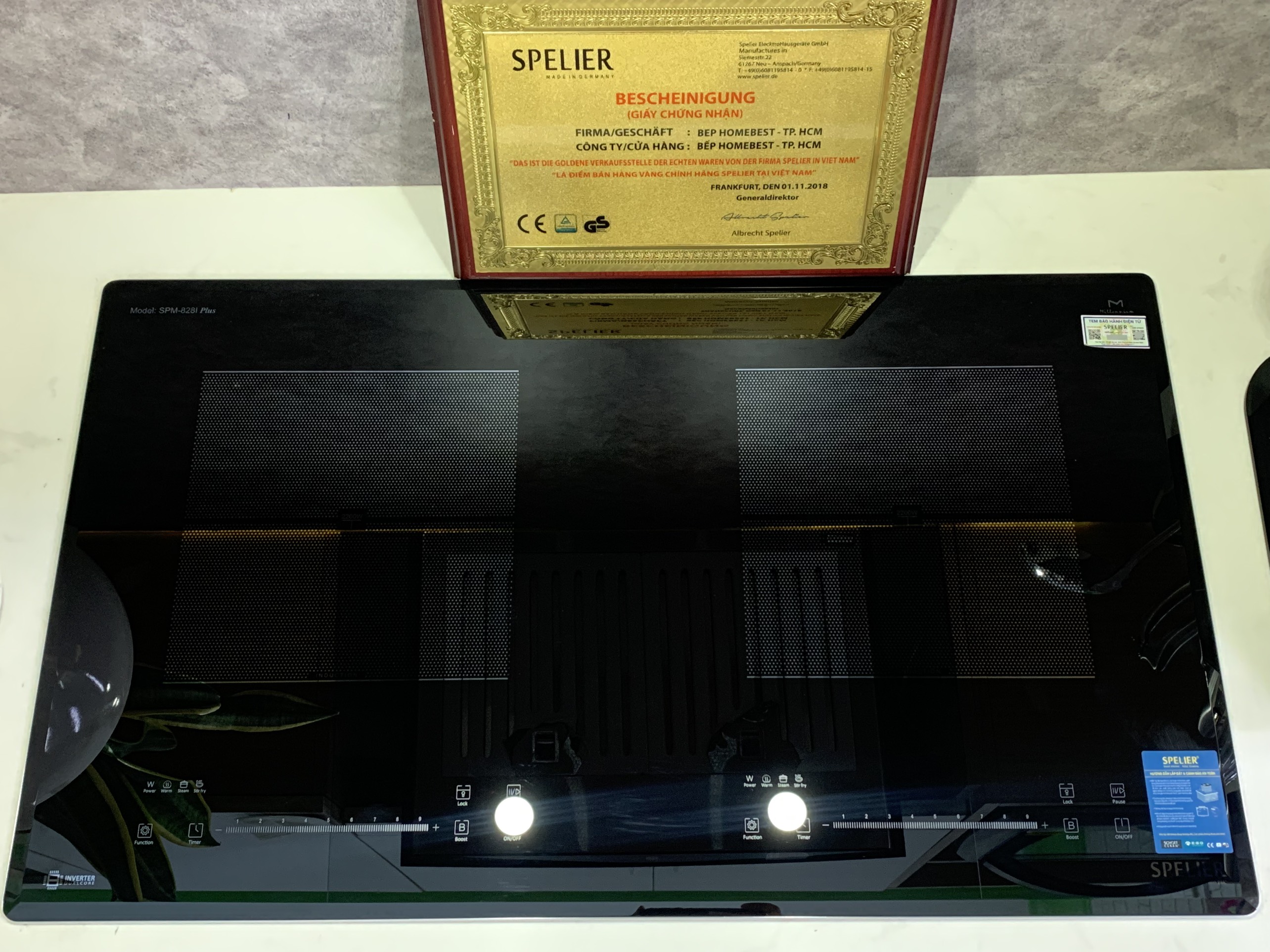 Bếp từ đôi Spelier SPM 828I Plus | Home Best