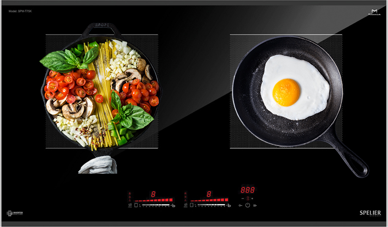 Bếp từ đôi Spelier SPM T75K
