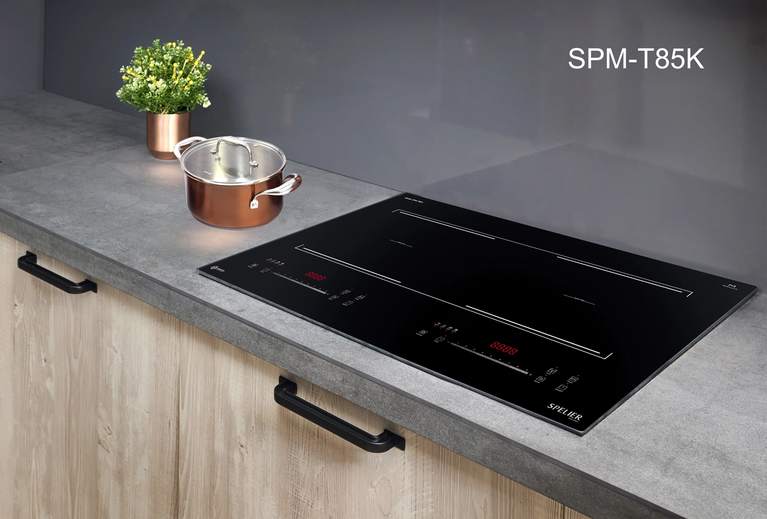 Bếp từ đôi Spelier SPM-T85K