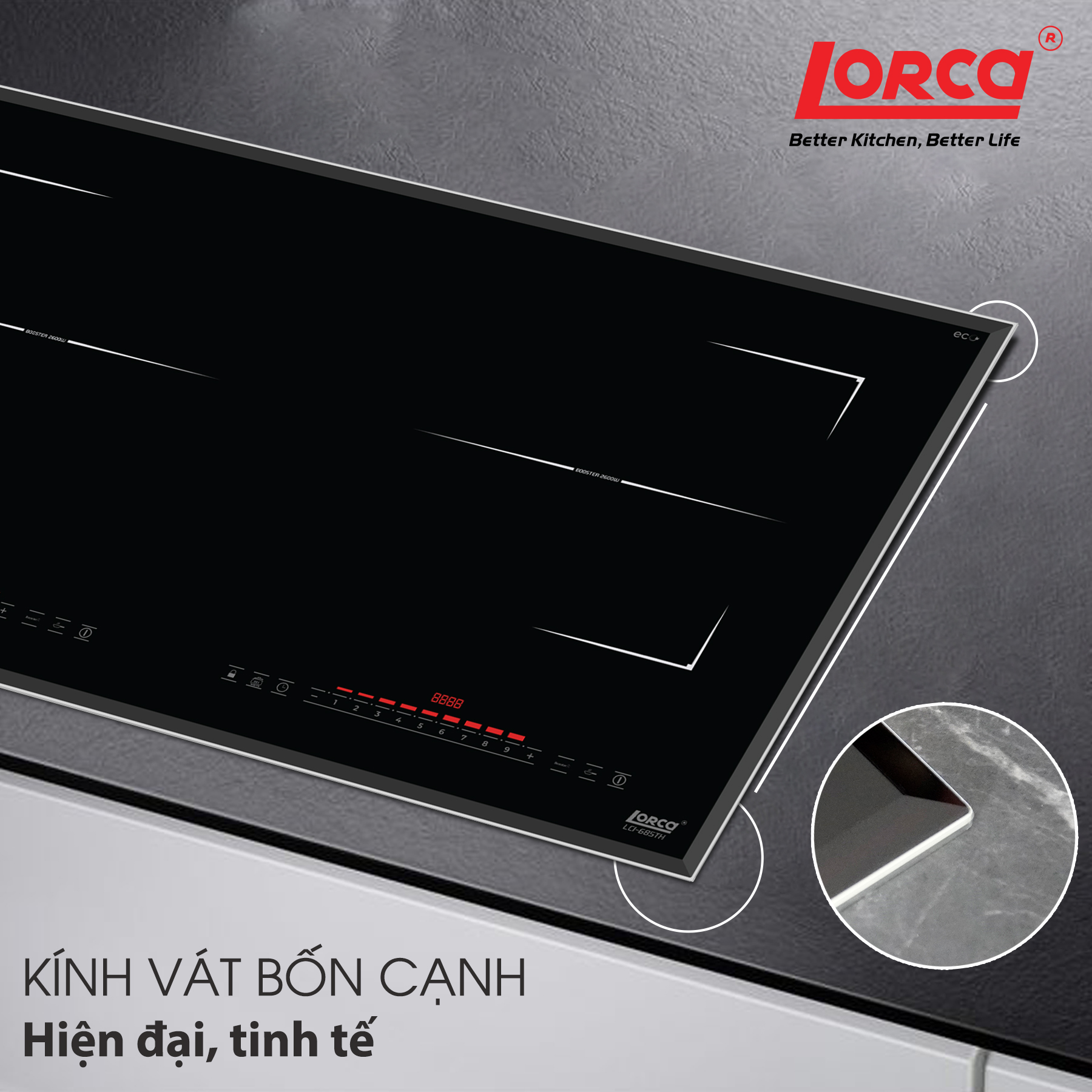 Bếp từ đôi Lorca LCI-685TH