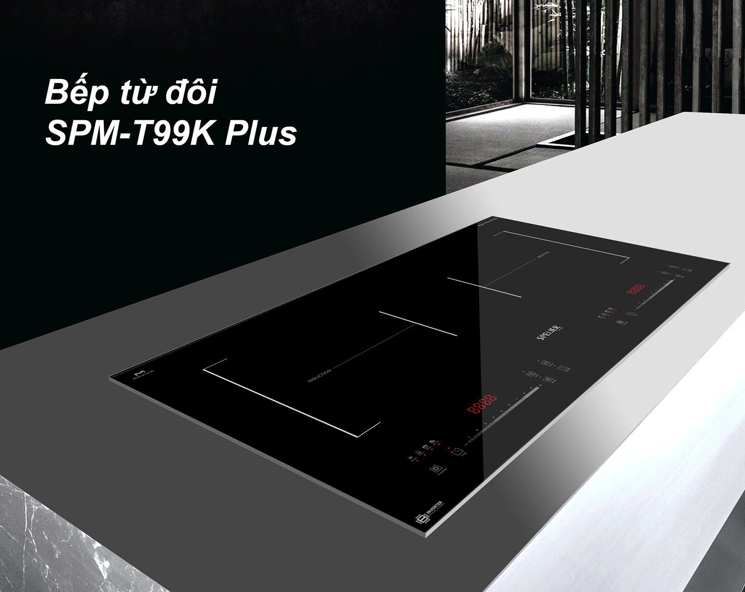 Bếp từ đôi Spelier SPM T99K PLUS