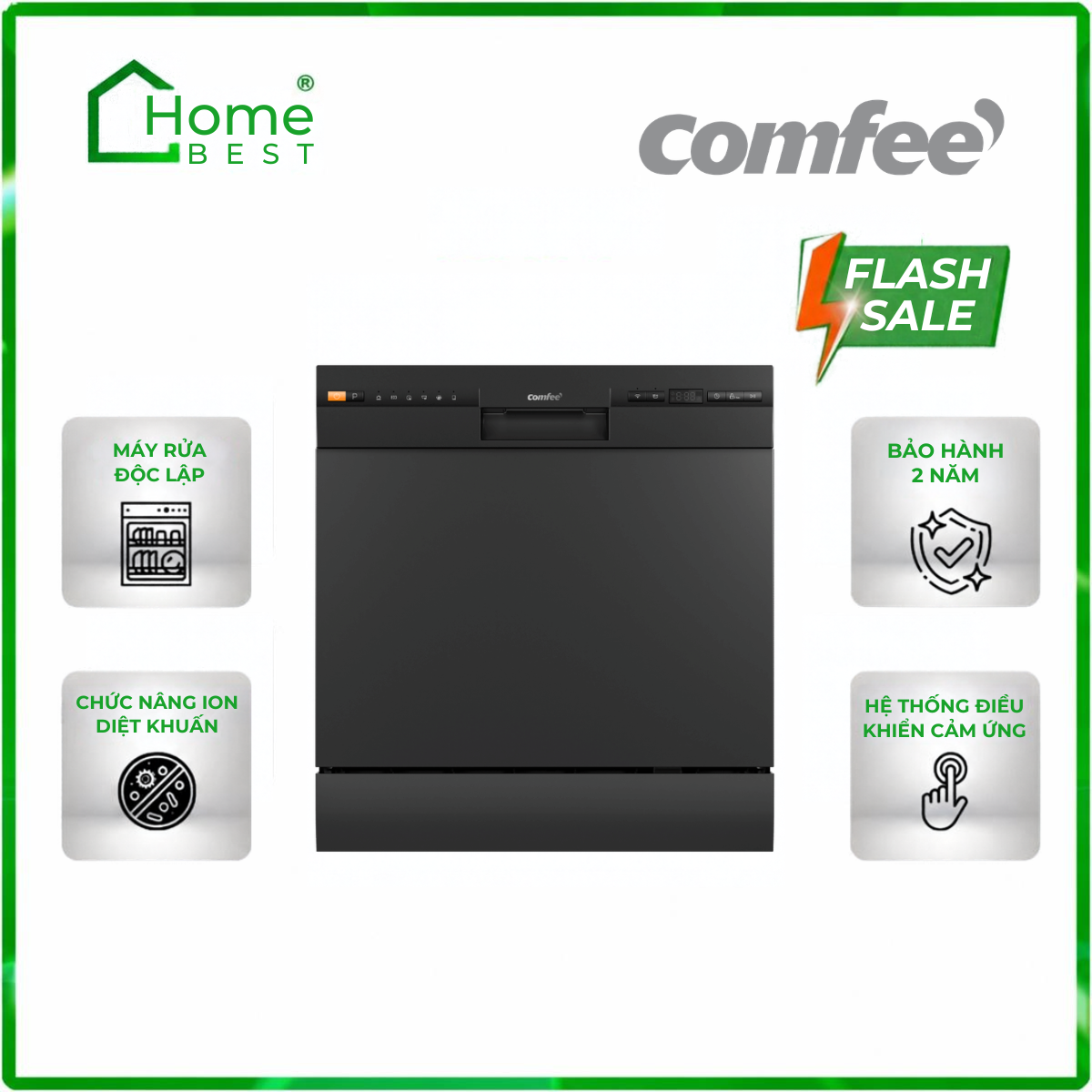 Máy rửa chén COMFEE EZ Go Series CDW-8F60RB