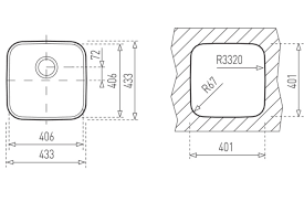 Chậu rửa 1 hộc Teka BE 40.40