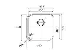 Chậu rửa 1 hộc Cata CBP 40-40