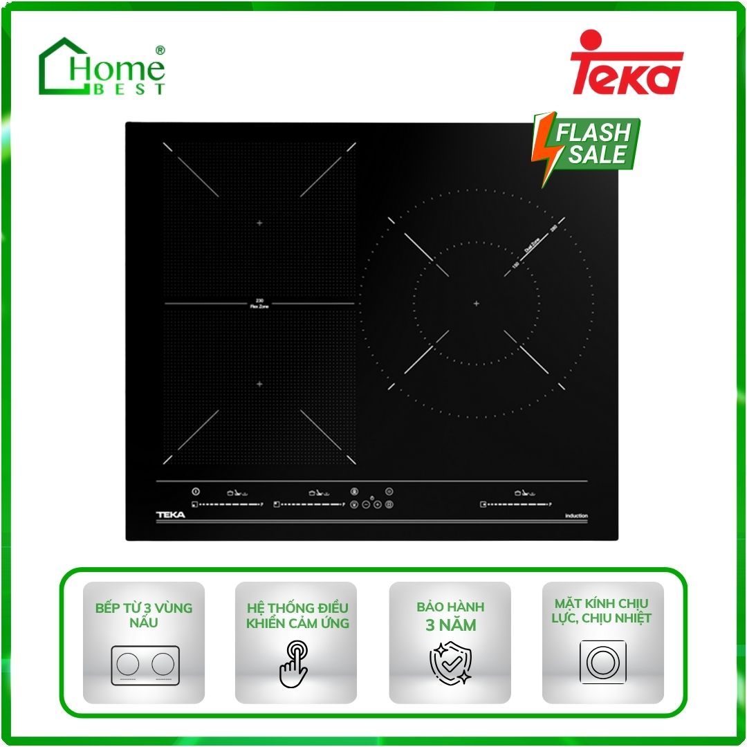 Bếp từ 3 vùng nấu Teka ITF 65320 BK MSP