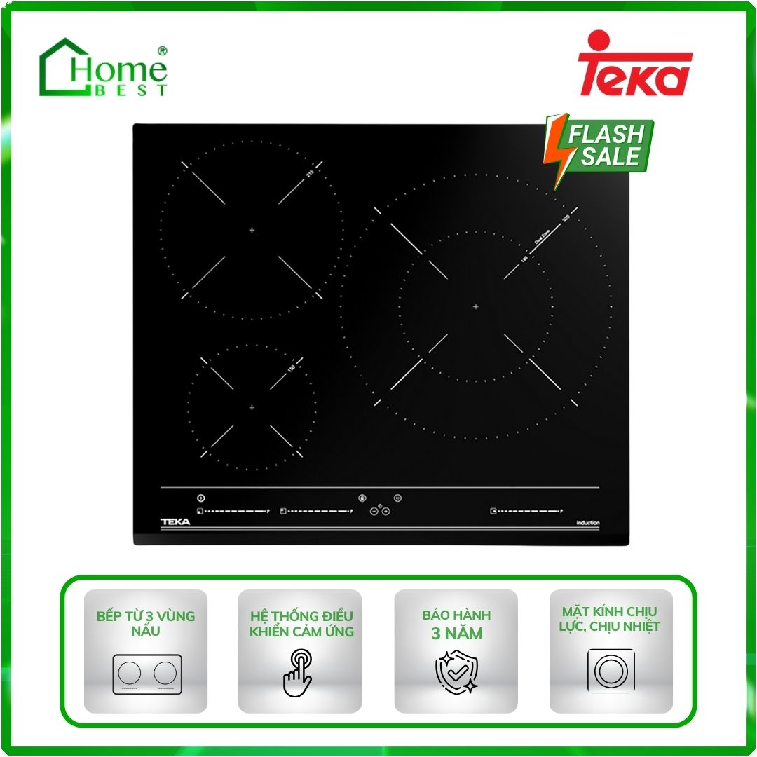 Bếp từ 3 vùng nấu Teka IZC 63320 BK MSS