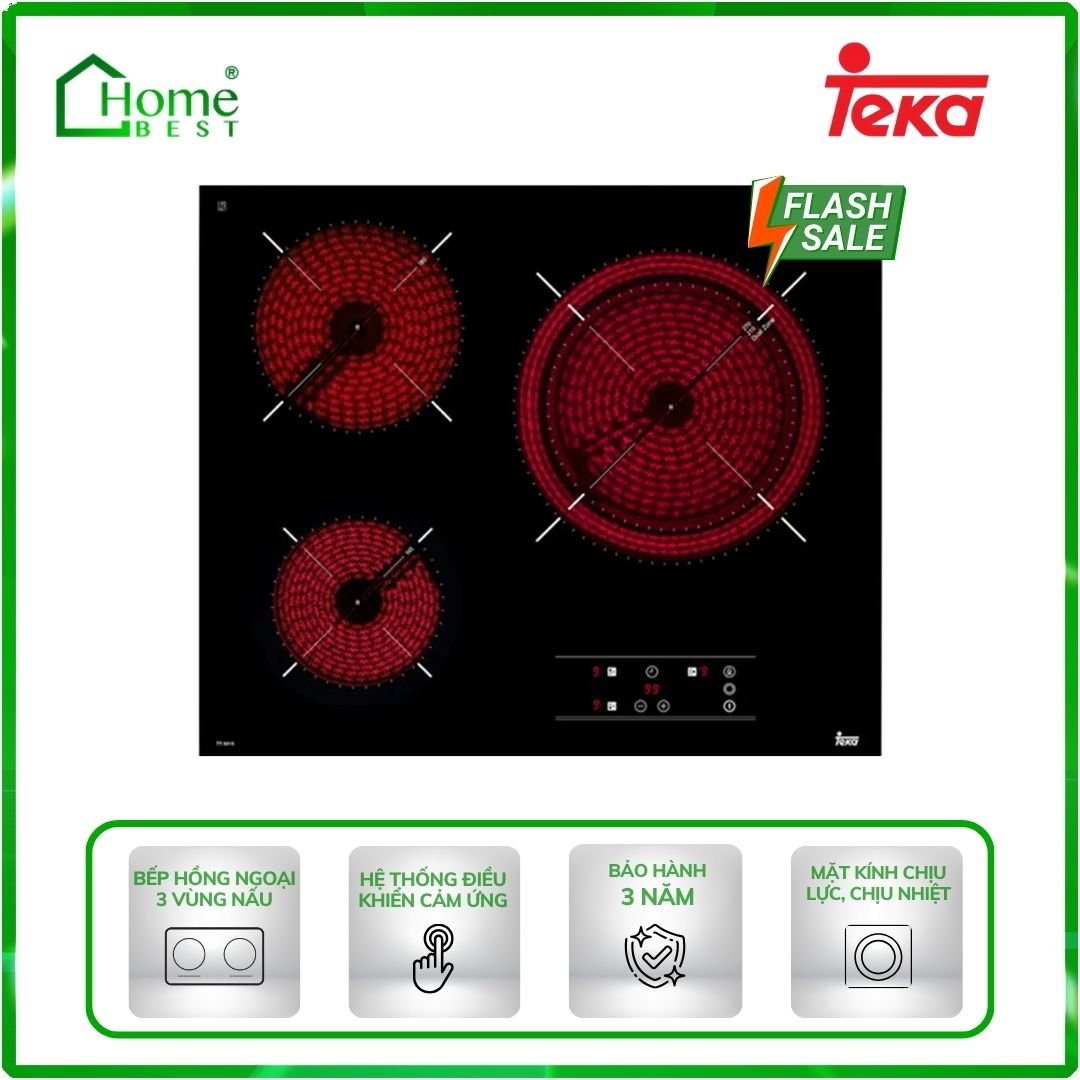 Bếp hồng ngoại 3 vùng nấu Teka TZ 6315