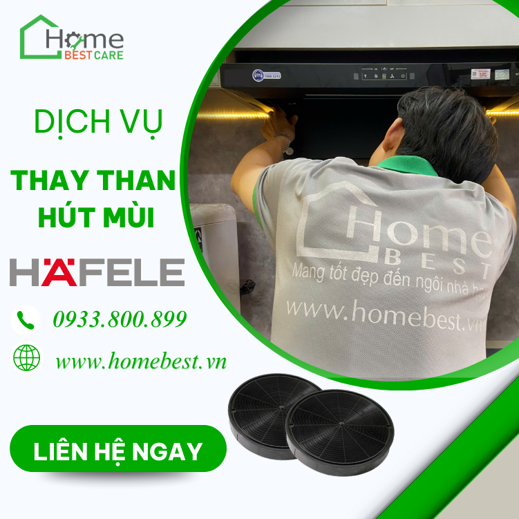 Thay than hút mùi Hafele