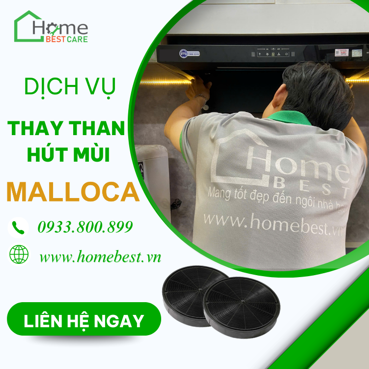 Thay than hút mùi Malloca