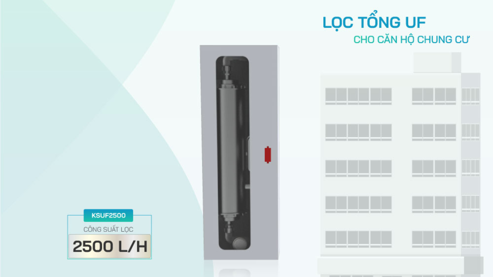 Máy lọc nước cho chung cư KSUF