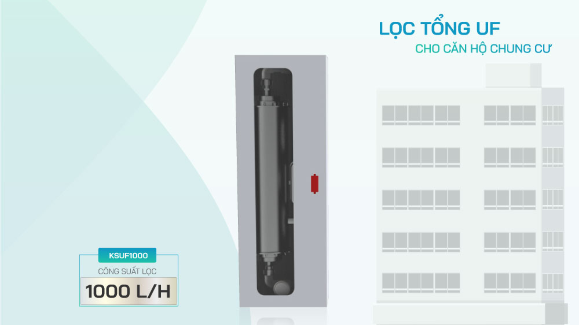 Máy lọc nước cho chung cư KSUF