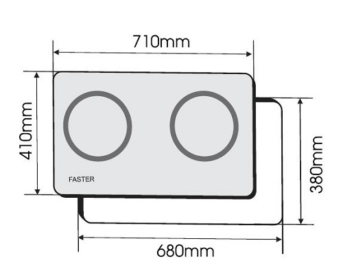 Bếp từ kết hợp hồng ngoại FS 788HI