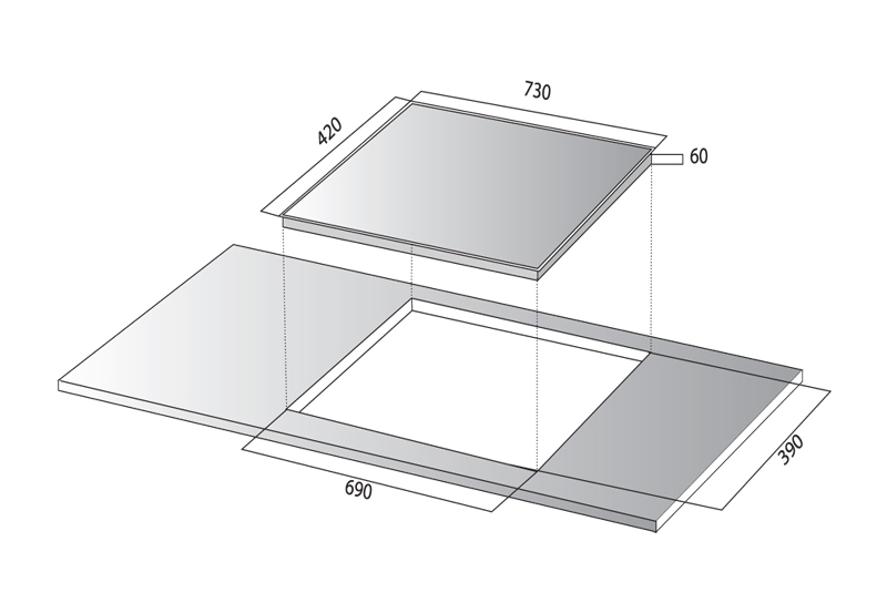 Bếp từ kết hợp hồng ngoại Kocher EI-730S