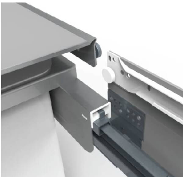 Thùng rác 2 ngăn inox Higold 306083