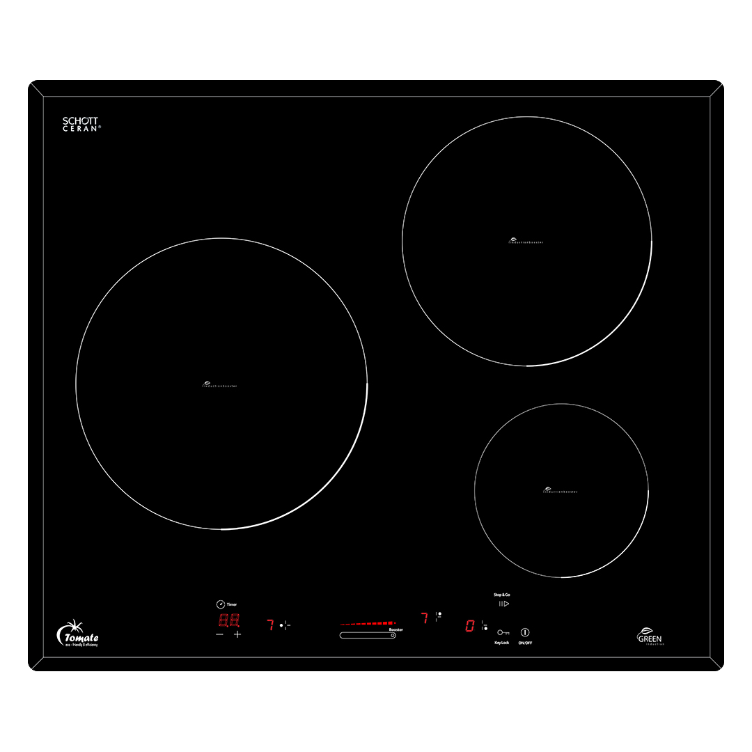 Bếp từ ba vùng nấu Tomate TOM 03IS-8G