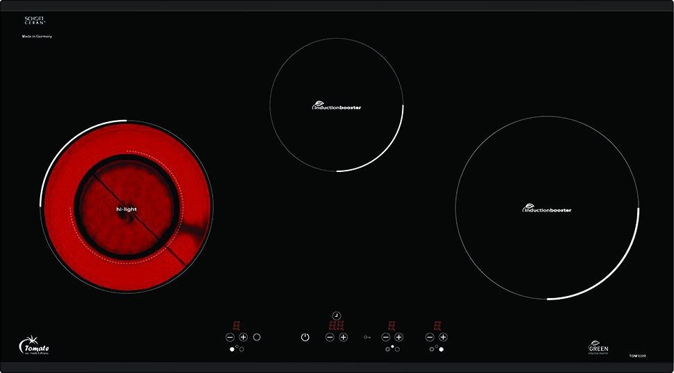 (Combo) Bếp từ kết hợp hồng ngoại 3 vùng nấu TOM 03IR