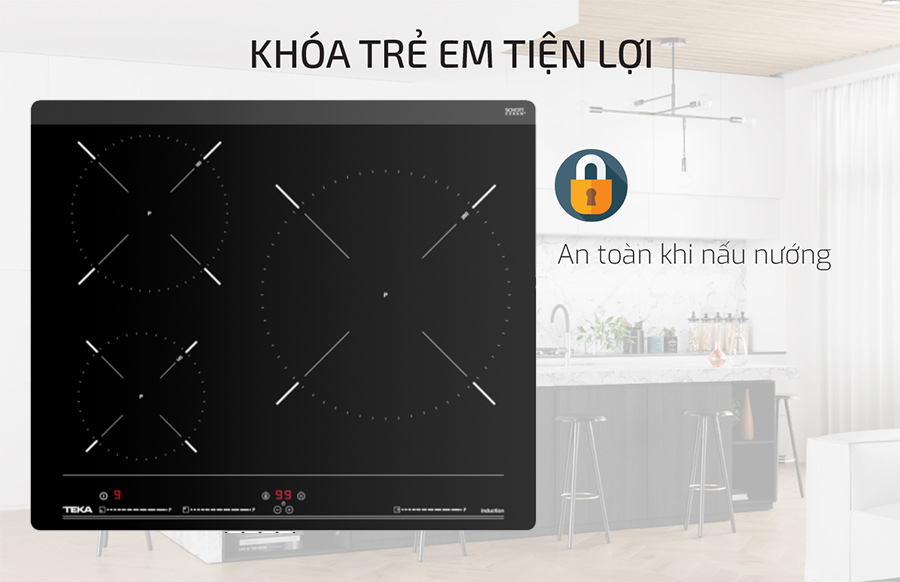 Bếp từ 3 vùng nấu Teka IBC 63010 BK MSS