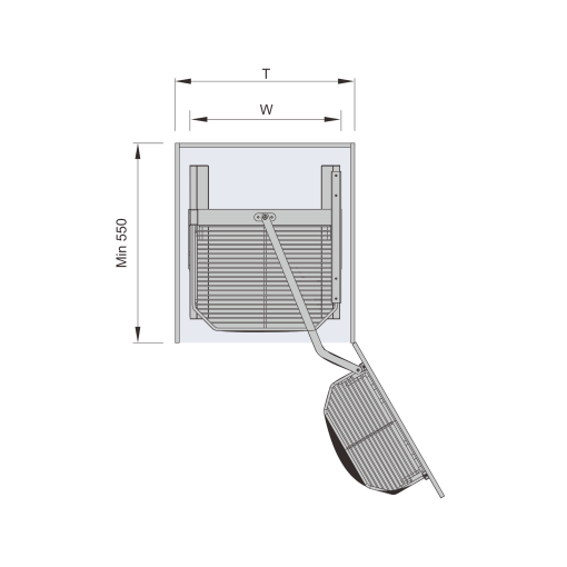 Kệ lưu trữ 2 tầng Ultraz ST34502 DR