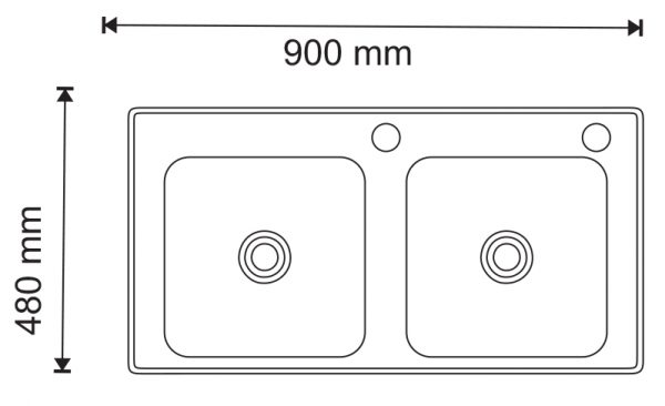 CHẬU RỬA CHÉN BÁT I-ROYAL IR-9048CKS 304