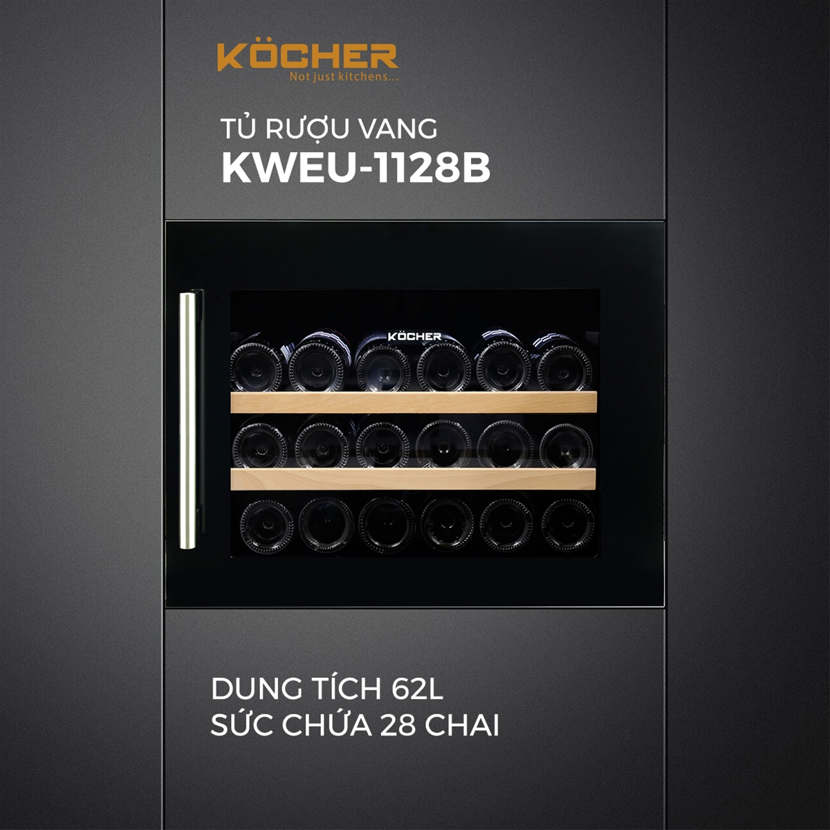Tủ Rượu Kocher KWEU-1128B