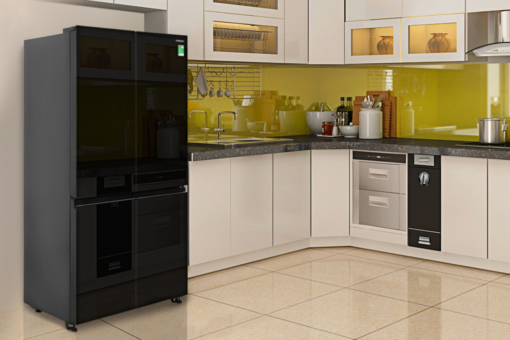Tủ lạnh 4 cánh Hitachi R-WB640PGV1