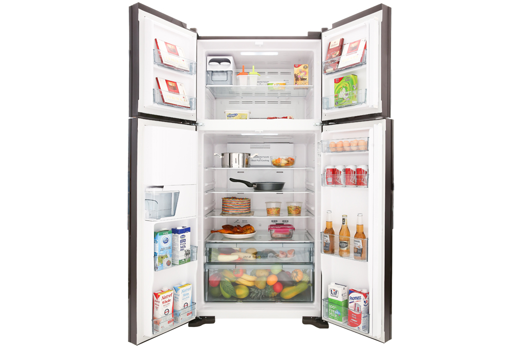 Tủ lạnh 4 cánh Hitachi R-FW690PGV7 GBW