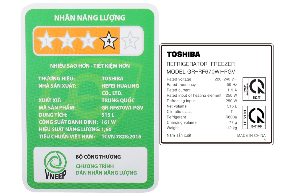 Tủ lạnh 4 cánh TOSHIBA GR-RF670WI-PGV(A9)-BG
