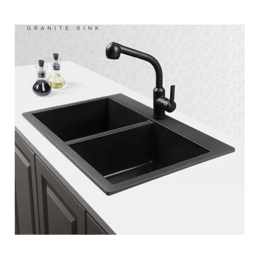 Chậu rửa đá Kaff GRANITE KF-MONDW-9050