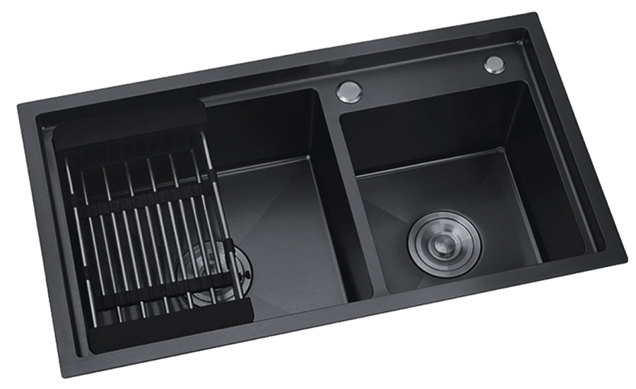 Chậu rửa inox nano KAFF KF-BL8045GHR